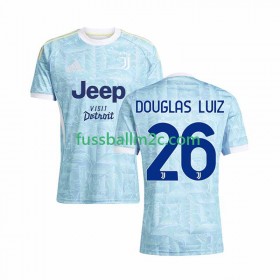 Fußballtrikots Juventus Douglas Luiz 26 Auswärts Trikotsatz 2025-2026